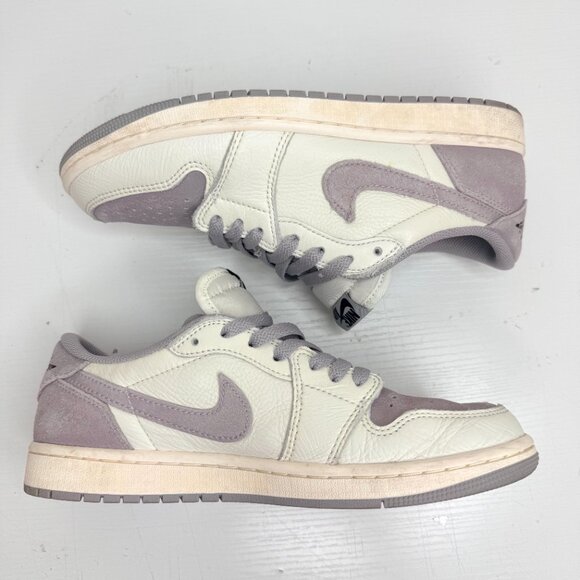 NIKE Air Jordan 1 Retro Low OG Sneakers Mens US 8 Atmosphere Grey CZ0790-101 - Picture 4 of 8